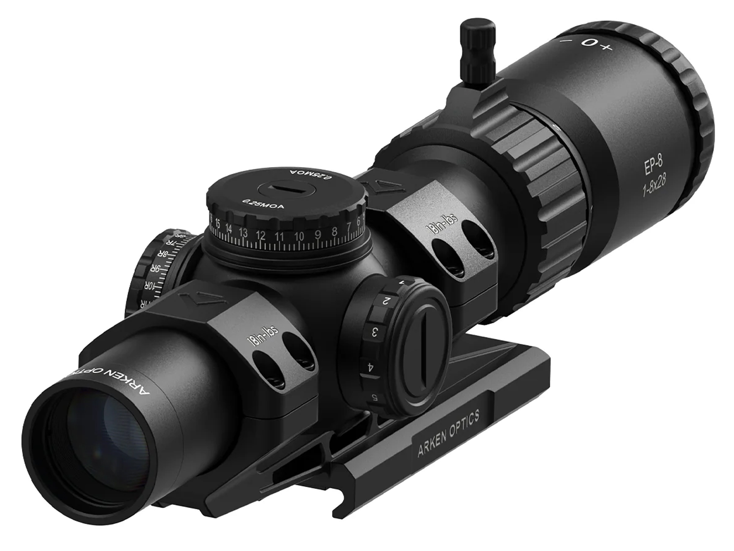 Arken Optics EP8 1-8×28 LPVO FFP MOA 34mm Tube with 0 MOA Mount | eBay