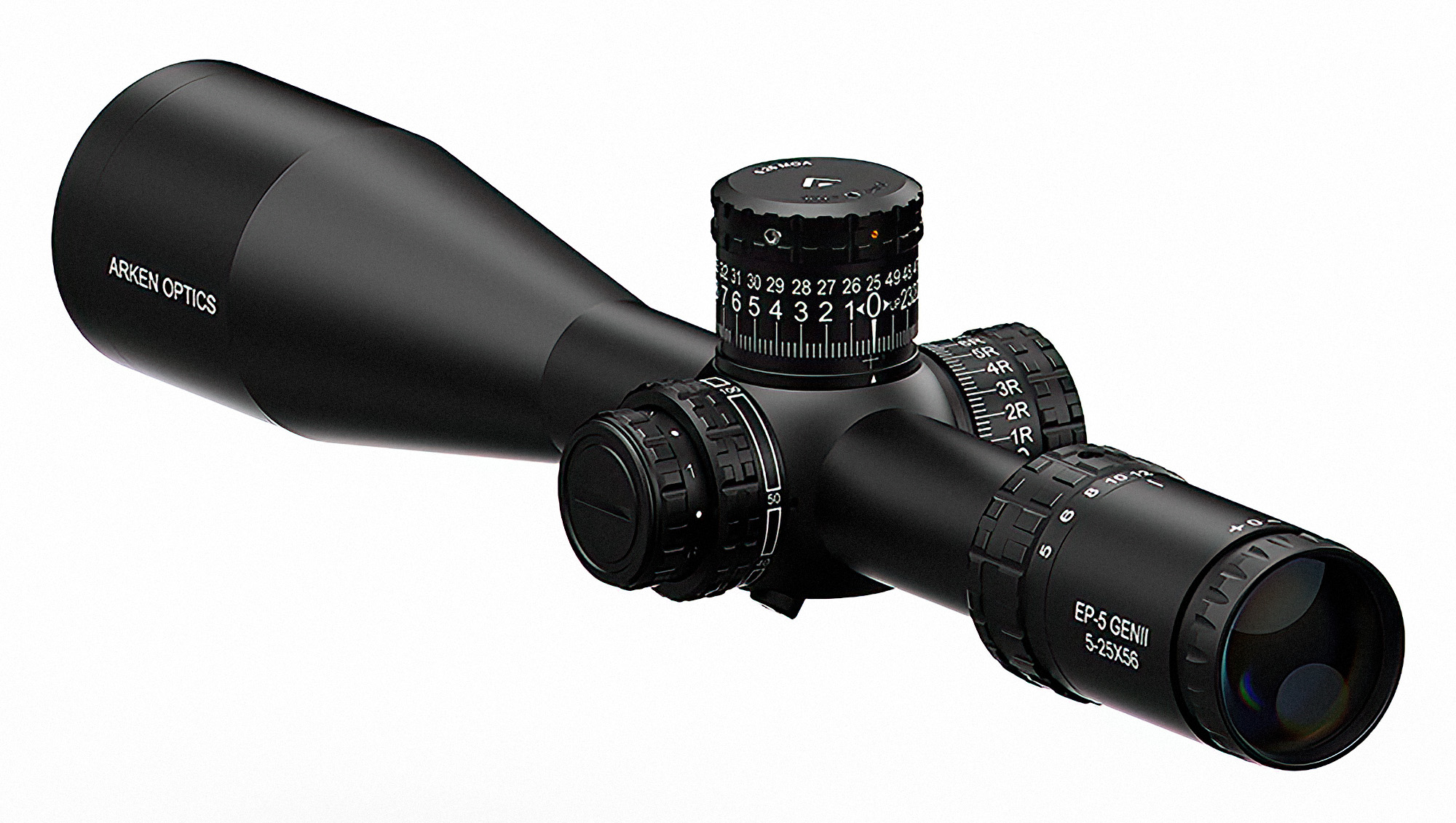 Arken Optics EP-5 GENII 5-25X56 FFP MOA VPR Illuminated Reticle