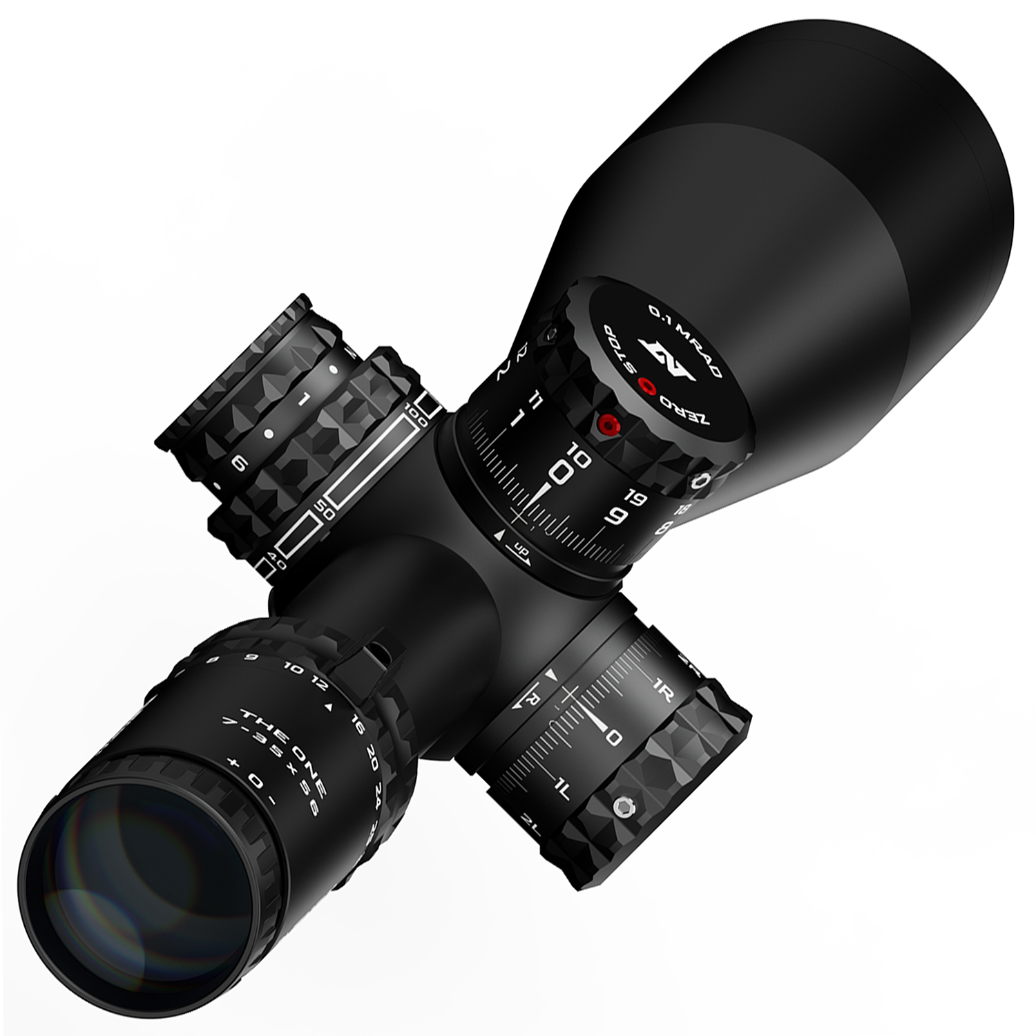 DNT Optics TheOne 7-35x56 FFP MIL TOR/MPR Illuminated Reticle with