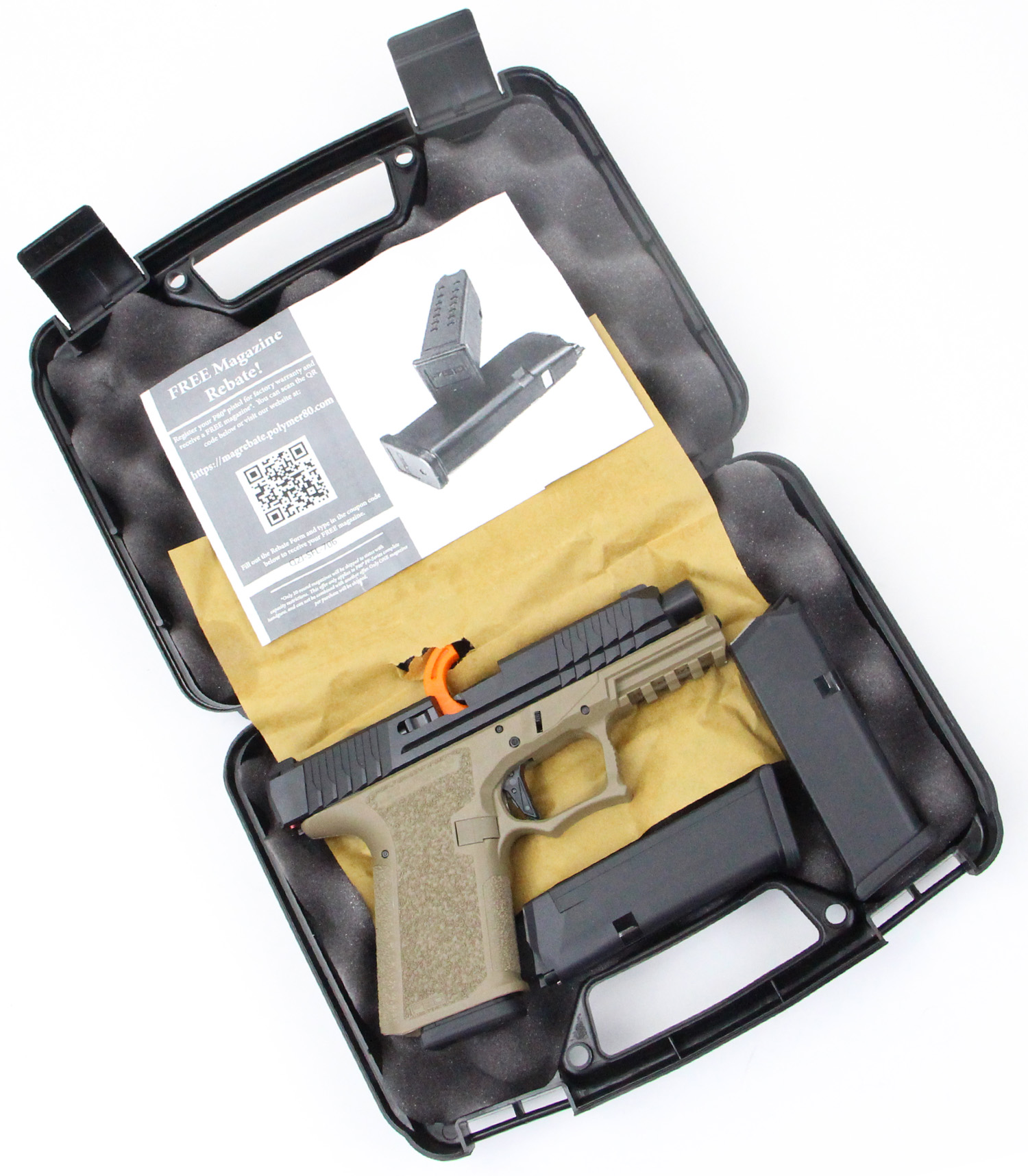 P80 PFC9 in FDE 9mm 15RD - Polymer 80 Complete Pistol Series - Semi ...